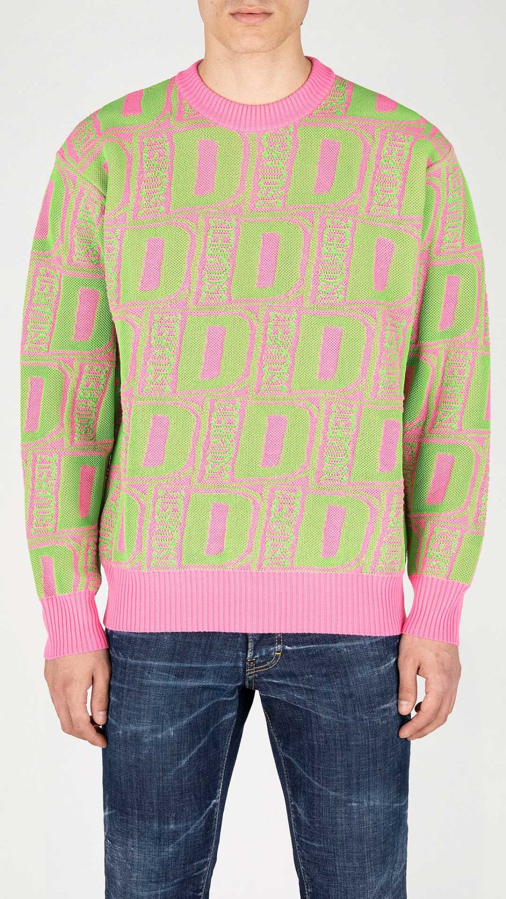 Jersey Dsquared2 con logotipo en toda la prenda