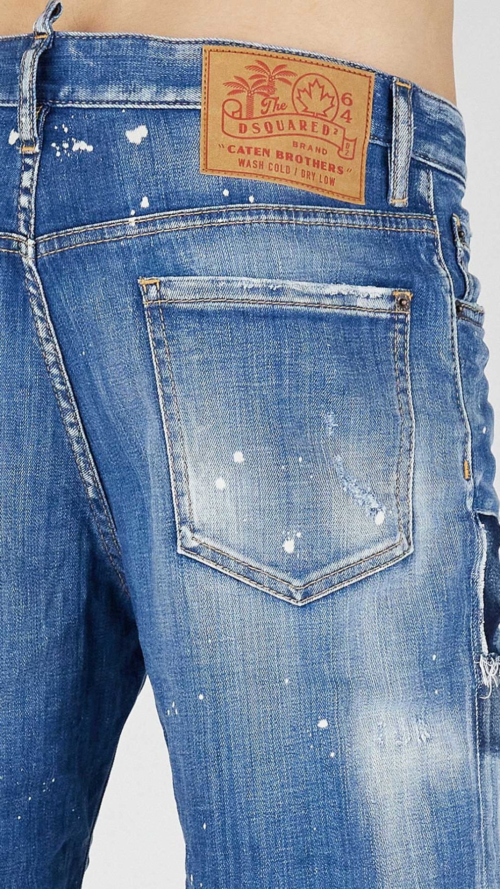 Jeans Marine corto Dsquared2