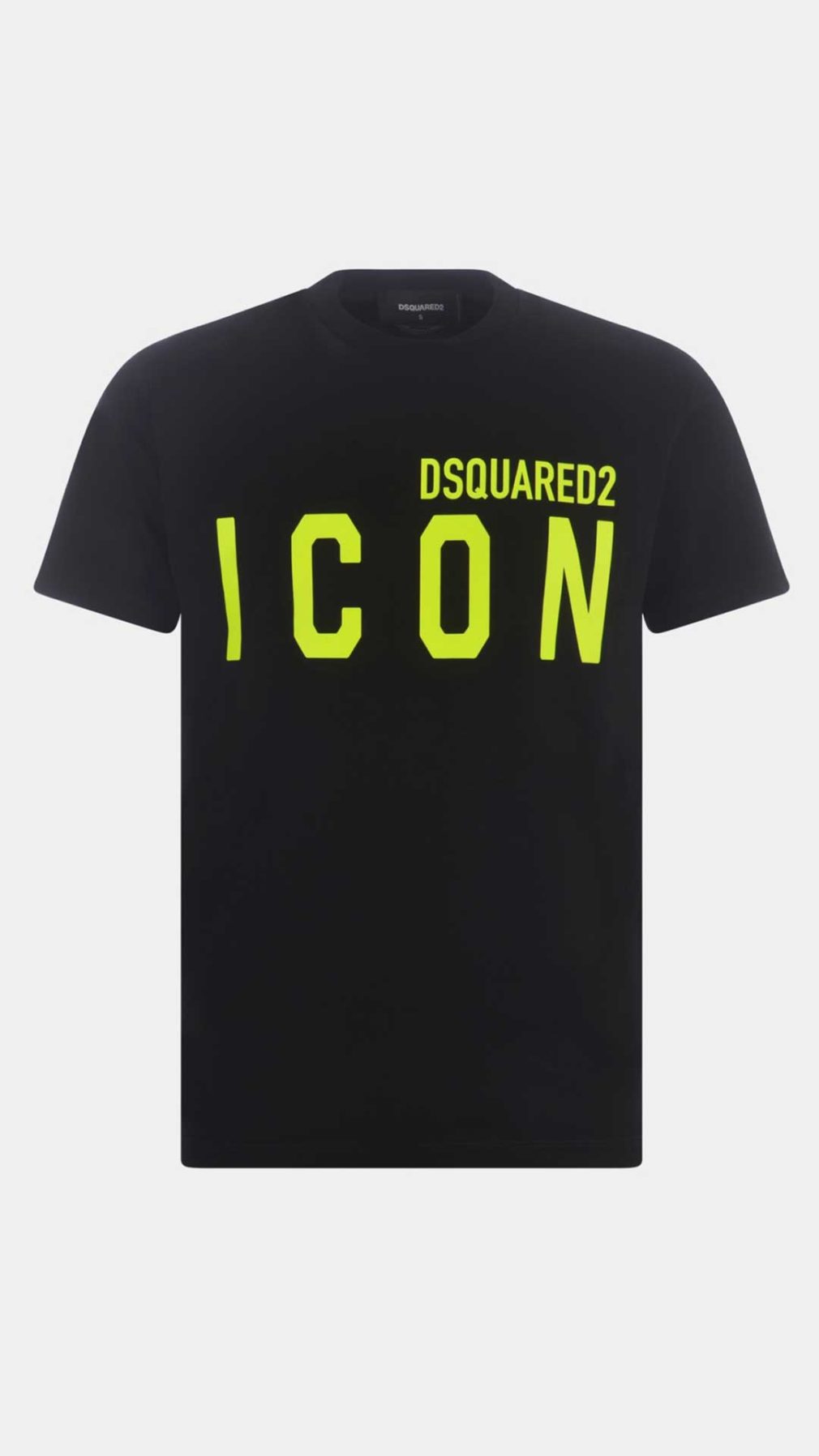 Camiseta Dsquared2 colección Icon logo en fluor