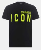 Camiseta Dsquared2 colección Icon logo en fluor