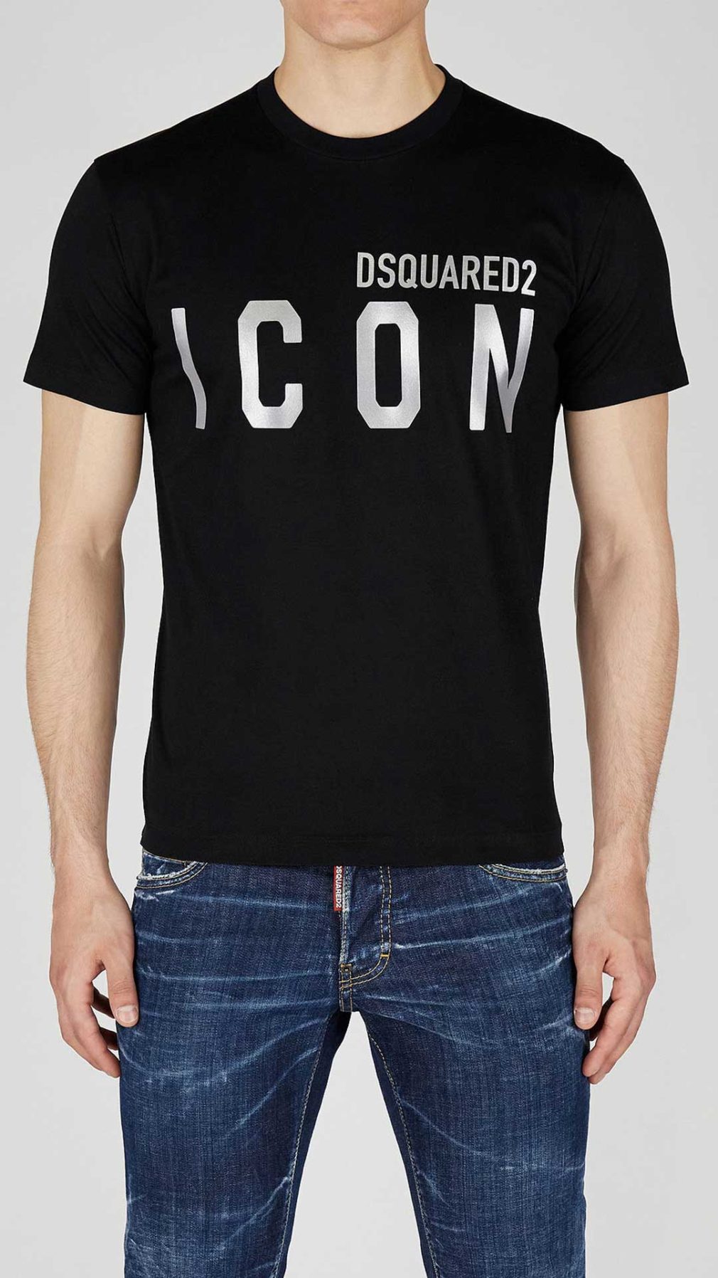 Camiseta Dsquared2 colección Icon en plateado