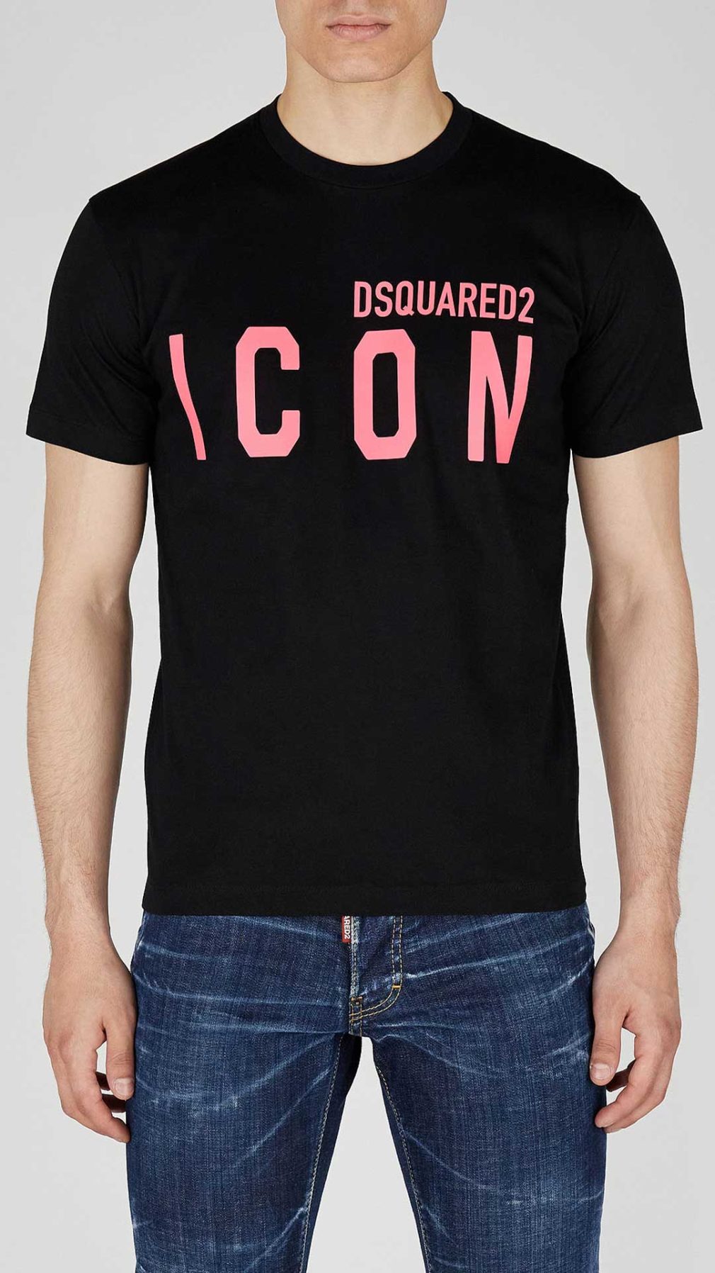 Camiseta Dsquared2 colección Icon en fluor