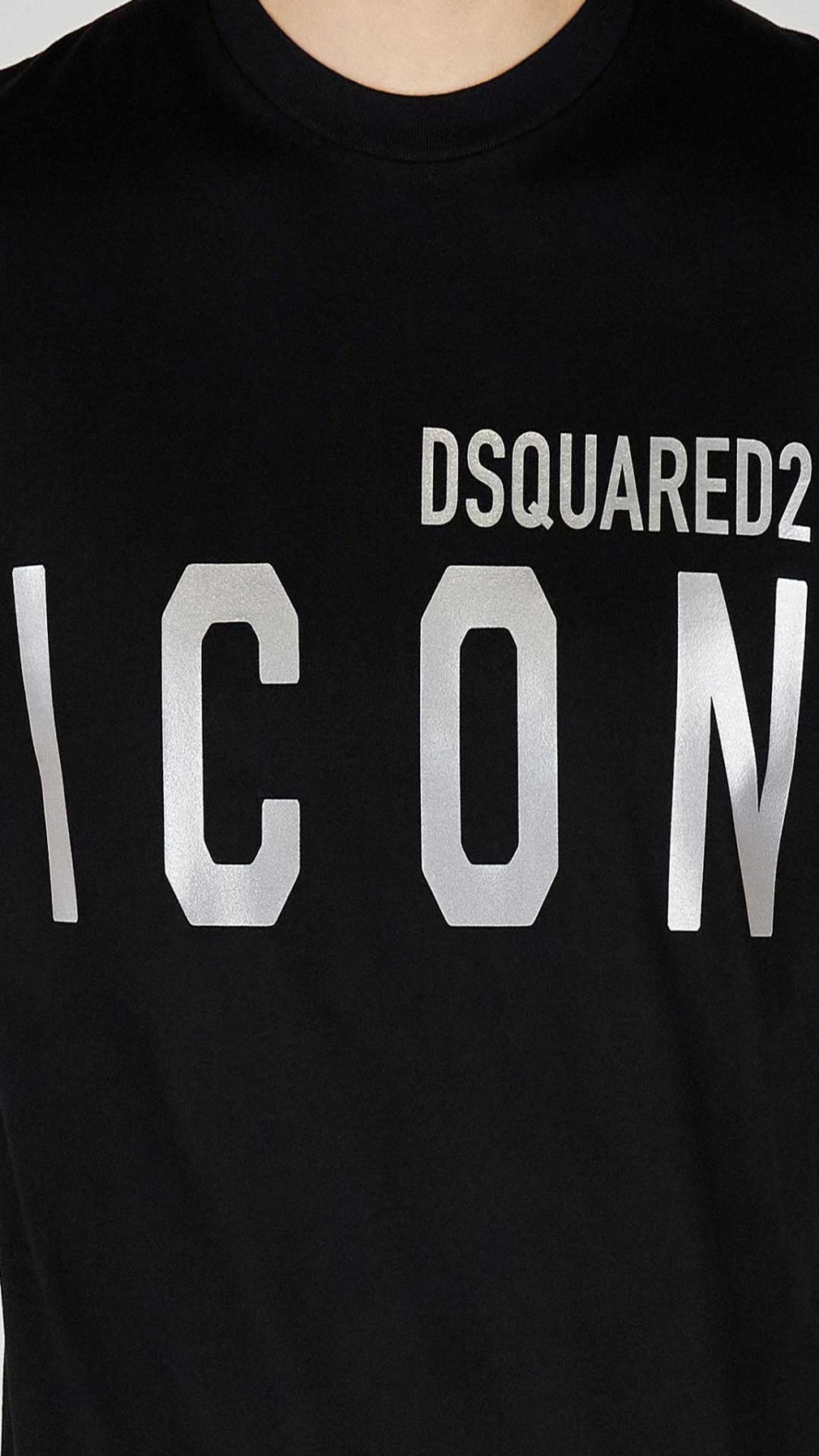 Camiseta Dsquared2 colección Icon en plateado