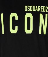 Camiseta Dsquared2 colección Icon logo en fluor