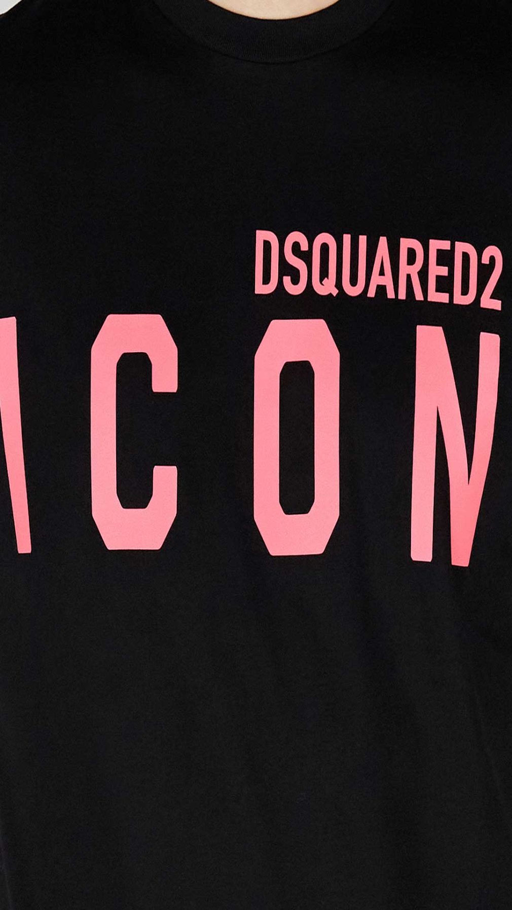 Camiseta Dsquared2 colección Icon en fluor