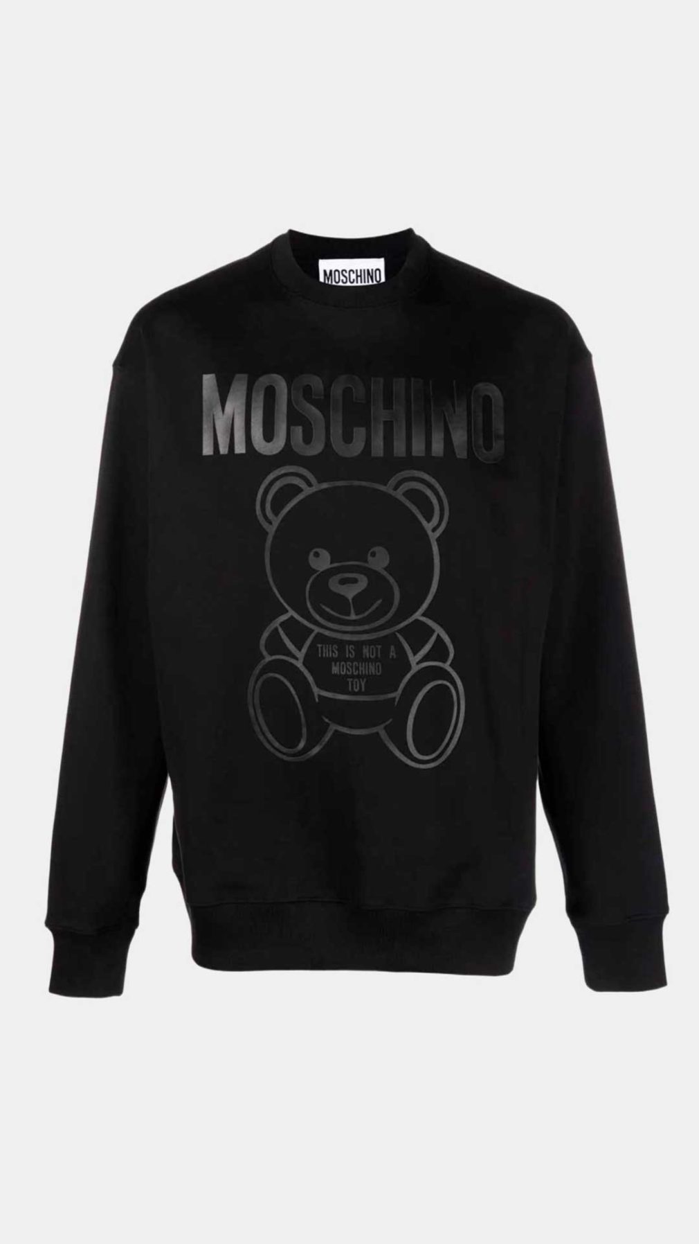Sudadera Moschino con logo y Teddy Bear en relieve