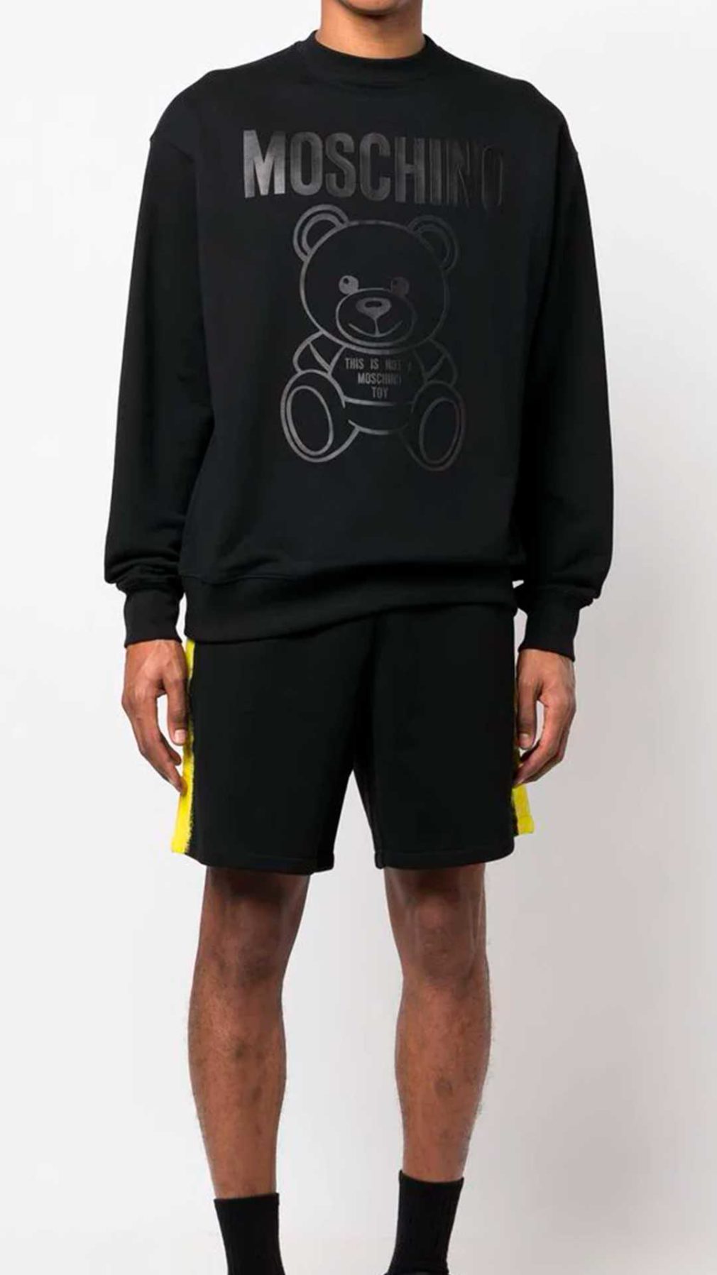Sudadera Moschino con logo y Teddy Bear en relieve