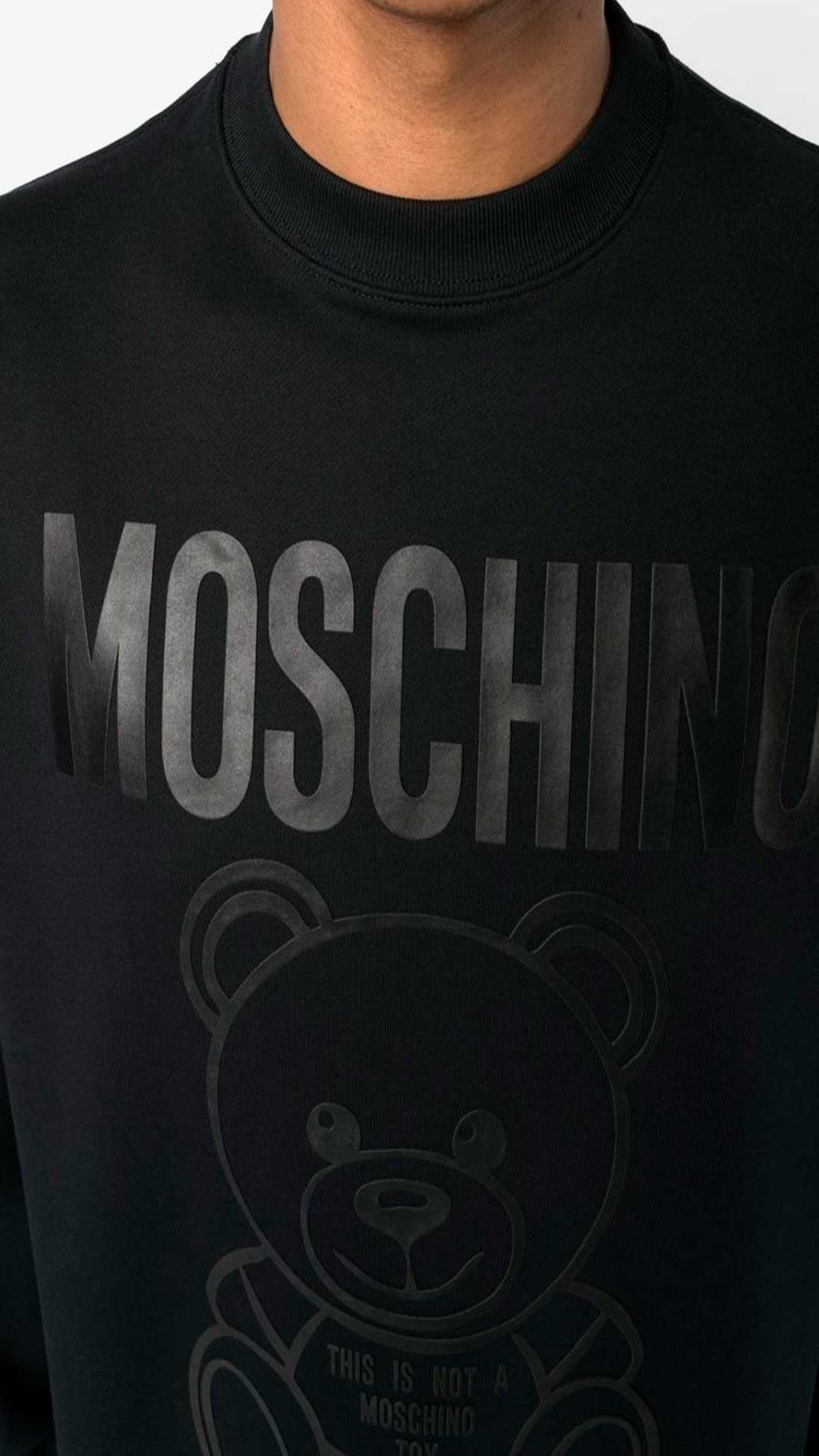 Sudadera Moschino con logo y Teddy Bear en relieve