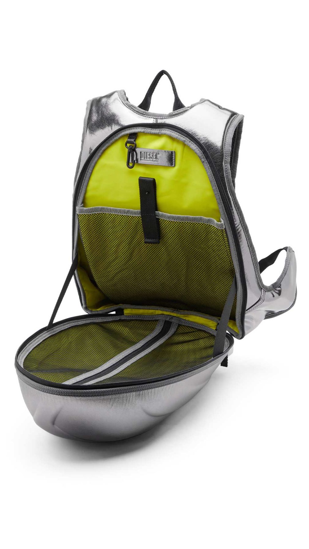 Mochila Diesel con logotipo D en relieve