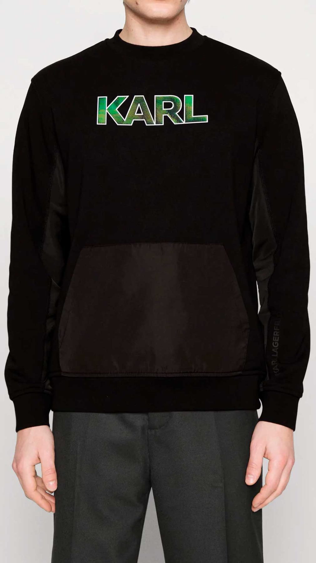 Sudadera Karl Lagerfeld con logotipo metálico