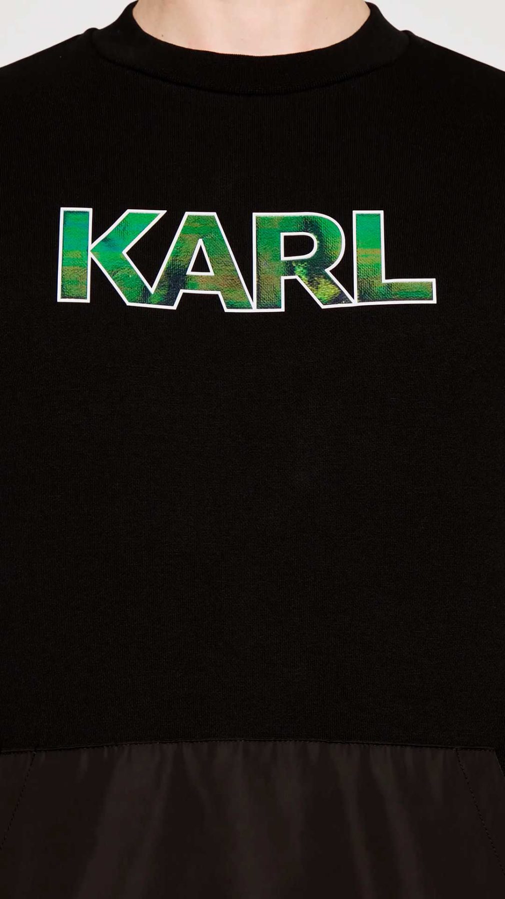 Sudadera Karl Lagerfeld con logotipo metálico