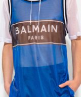 Camiseta Balmain con capucha y logo