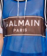 Camiseta Balmain con capucha y logo