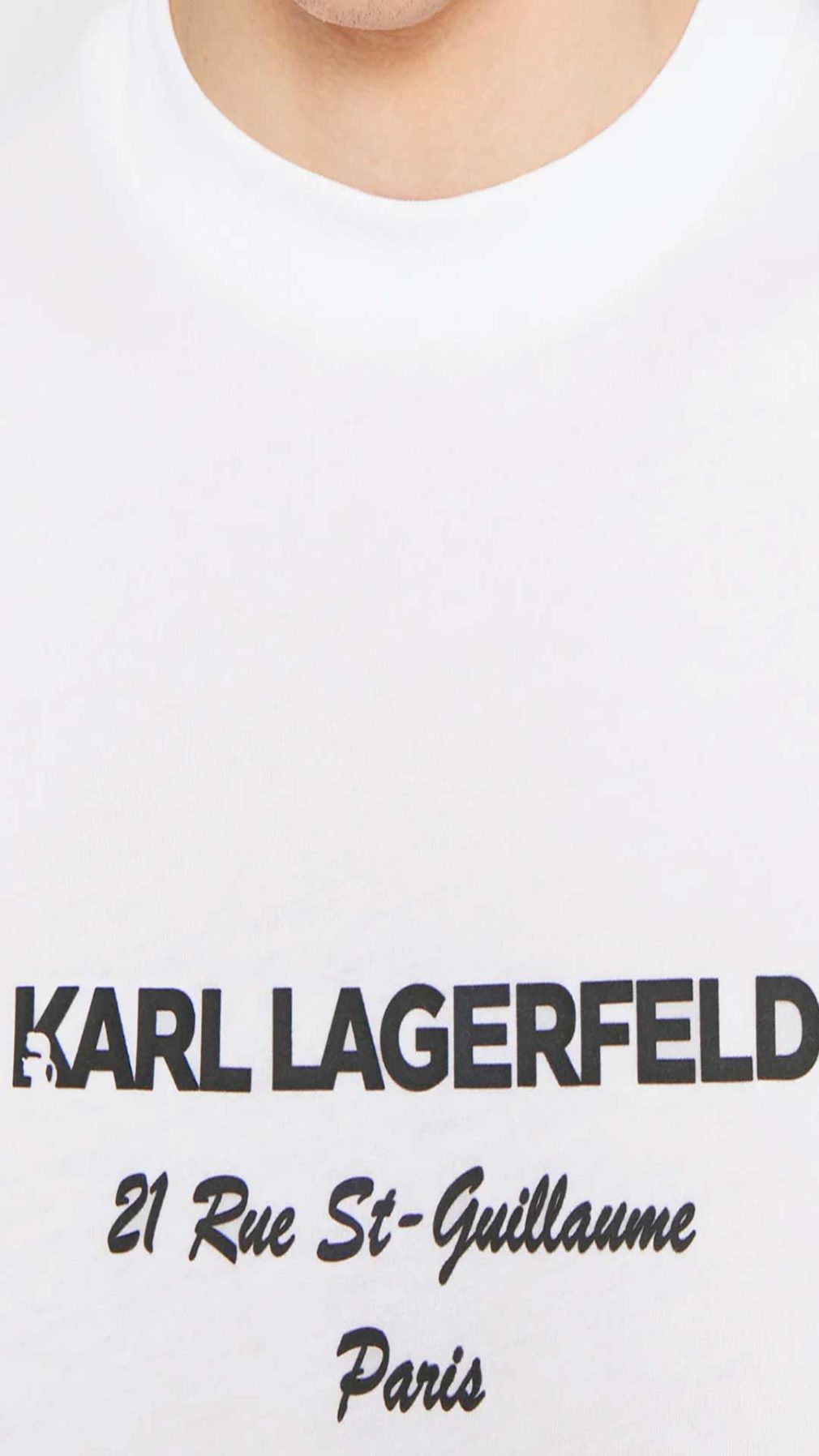 Camiseta Karl Lagerfeld con logotipo