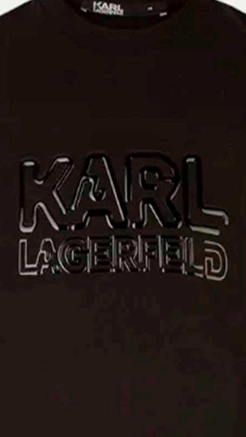 Camiseta Karl Lagerfeld con logotipo