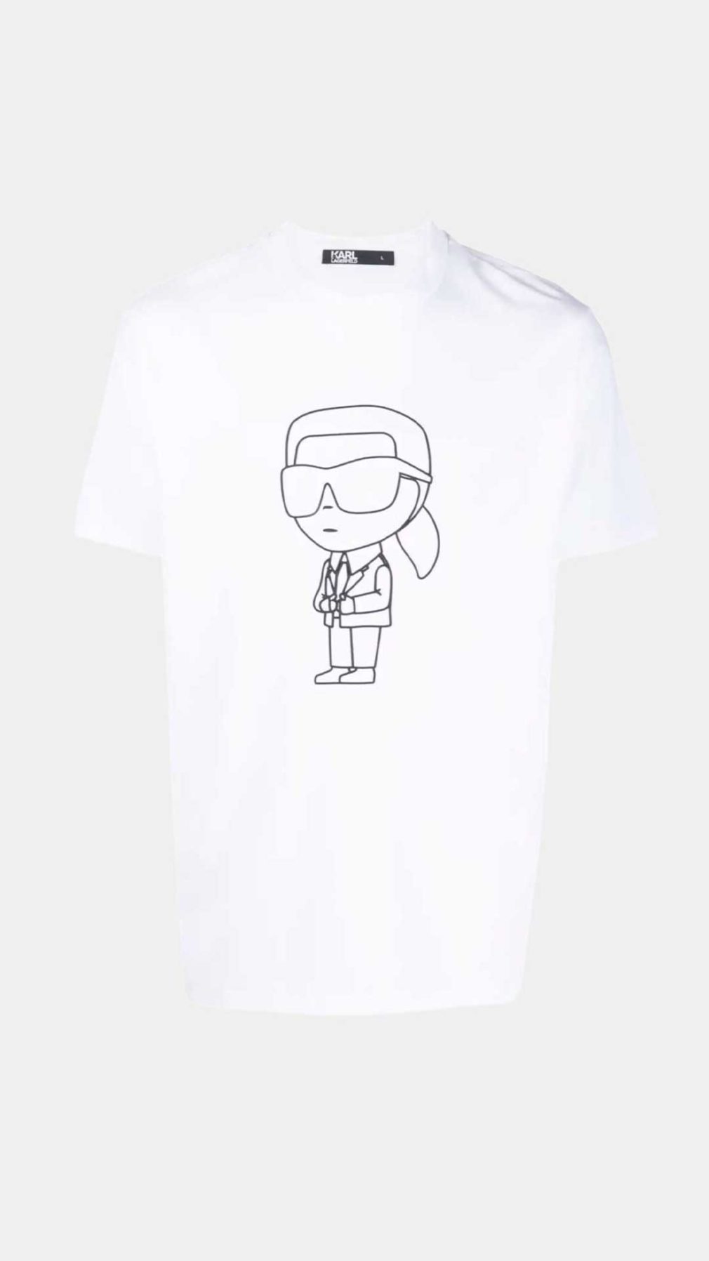 Camiseta Karl Lagerfeld con logotipo iconico