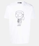 Camiseta Karl Lagerfeld con logotipo iconico