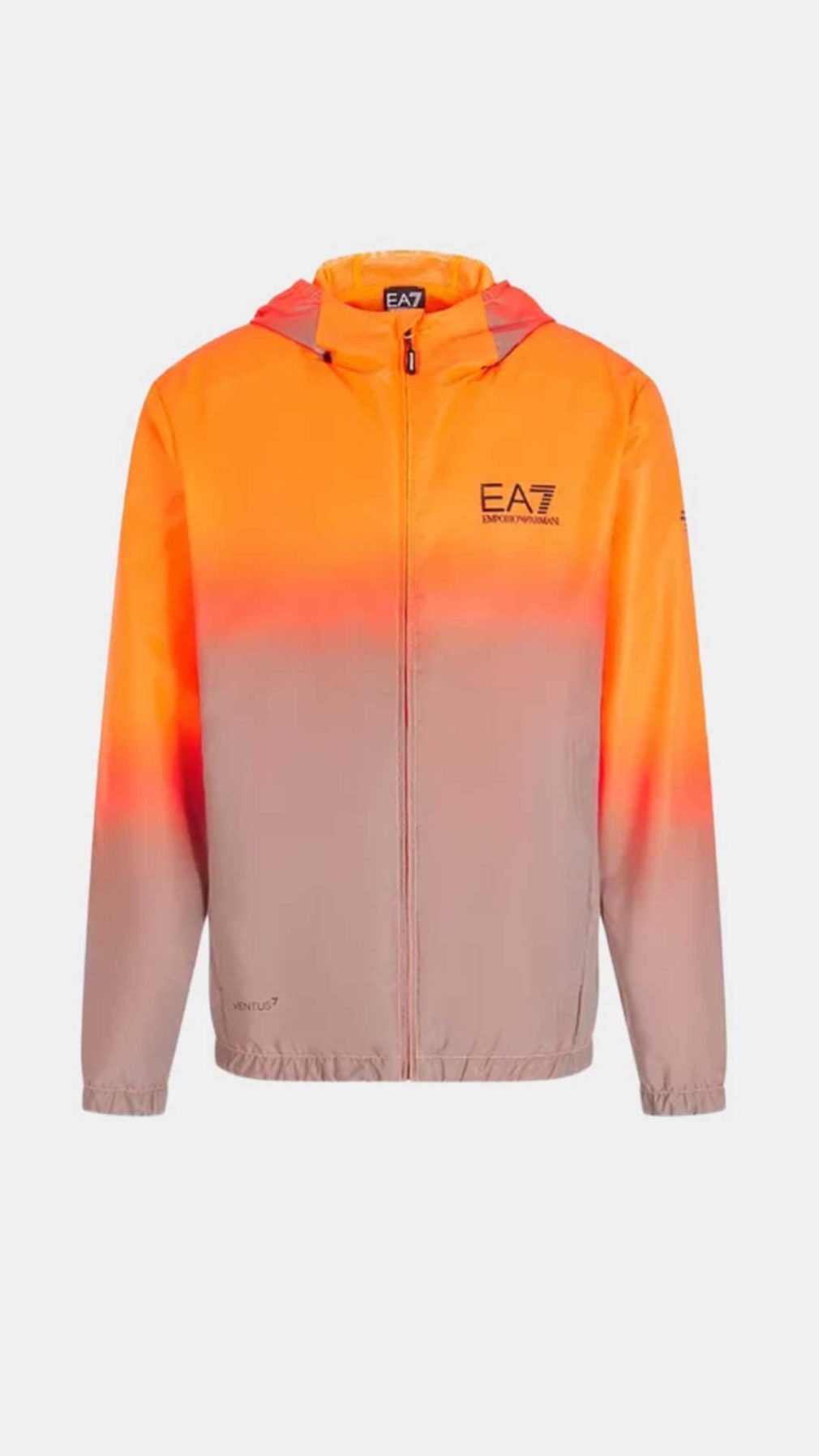 Chaqueta con capucha y cremallera  EA7 Emporio Armani