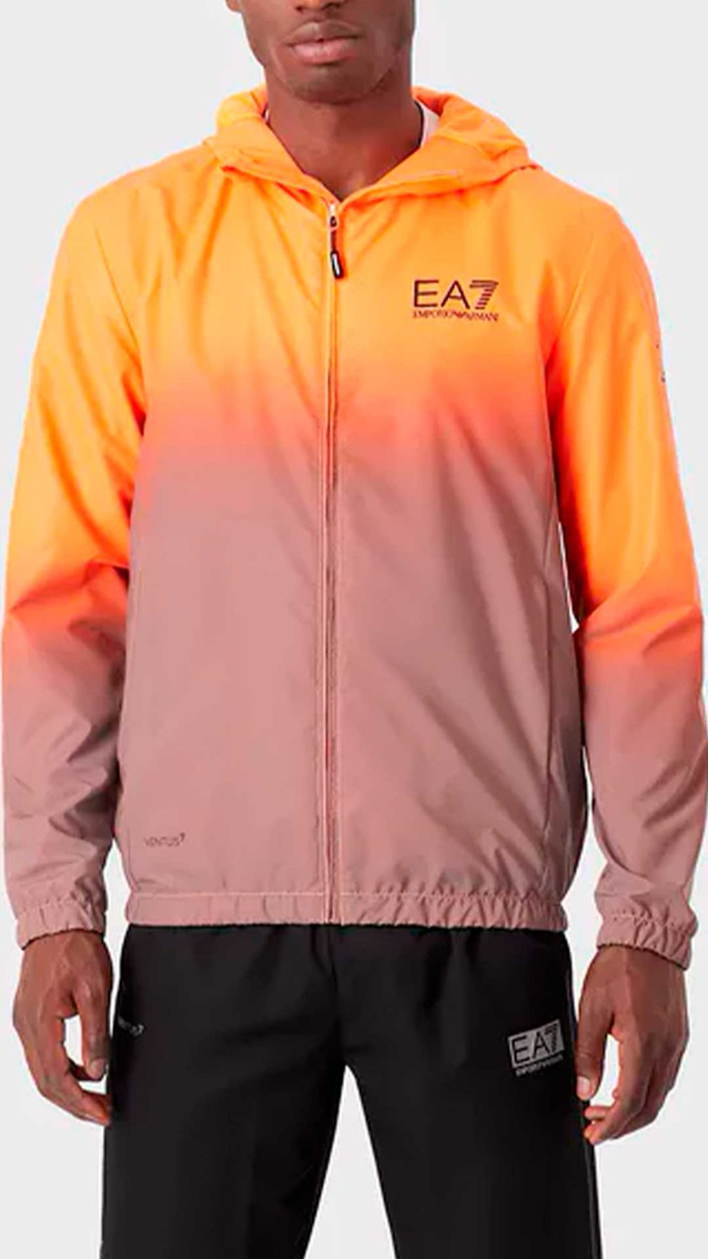 Chaqueta con capucha y cremallera  EA7 Emporio Armani