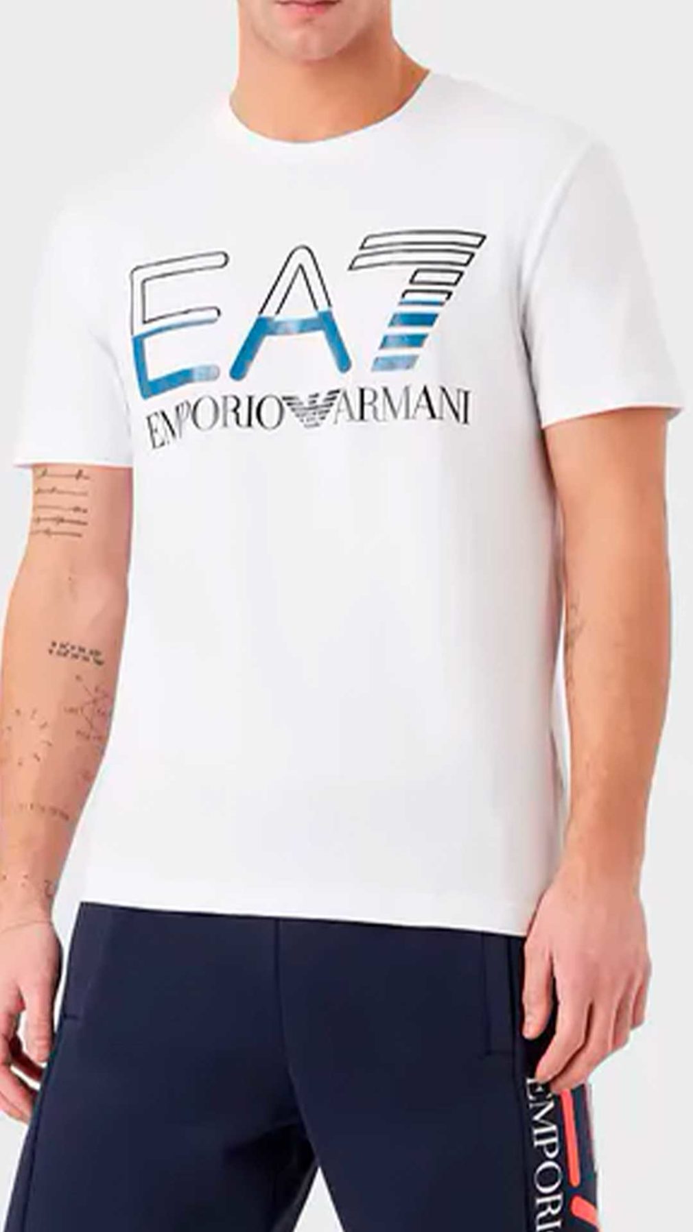 Camiseta de cuello redondo EA7 Emporio Armani