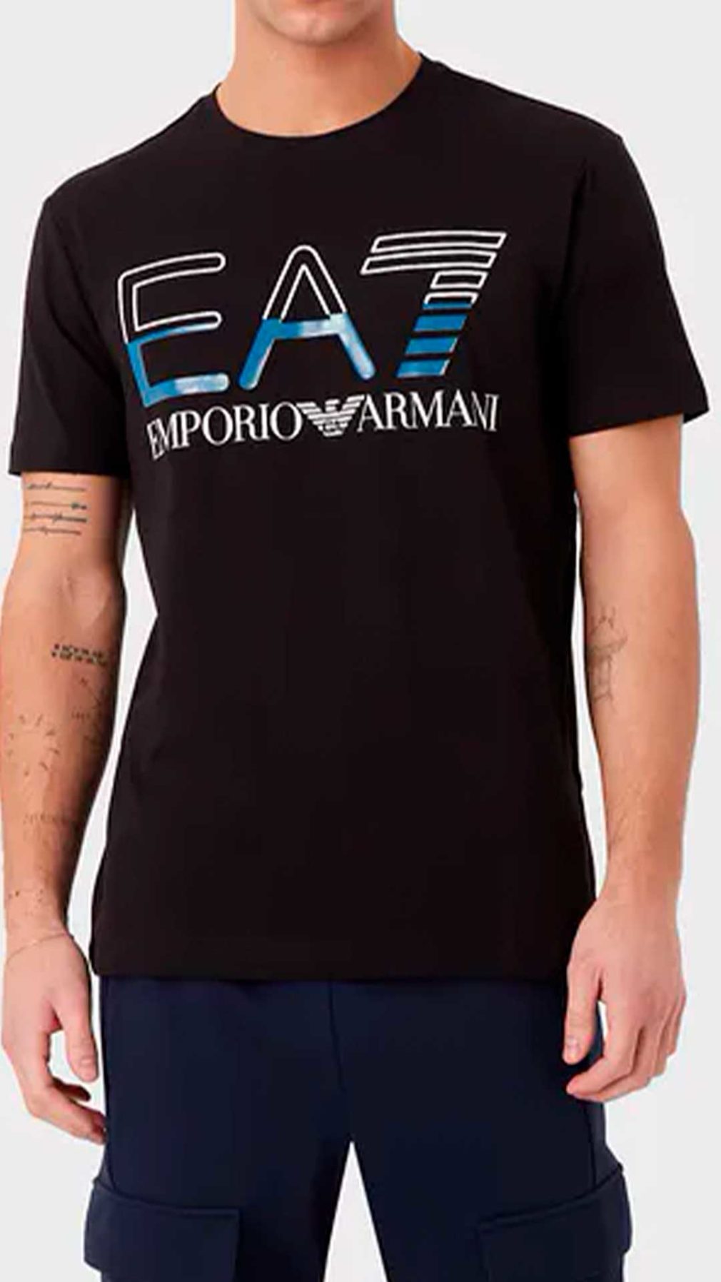 Camiseta de cuello redondo EA7 Emporio Armani