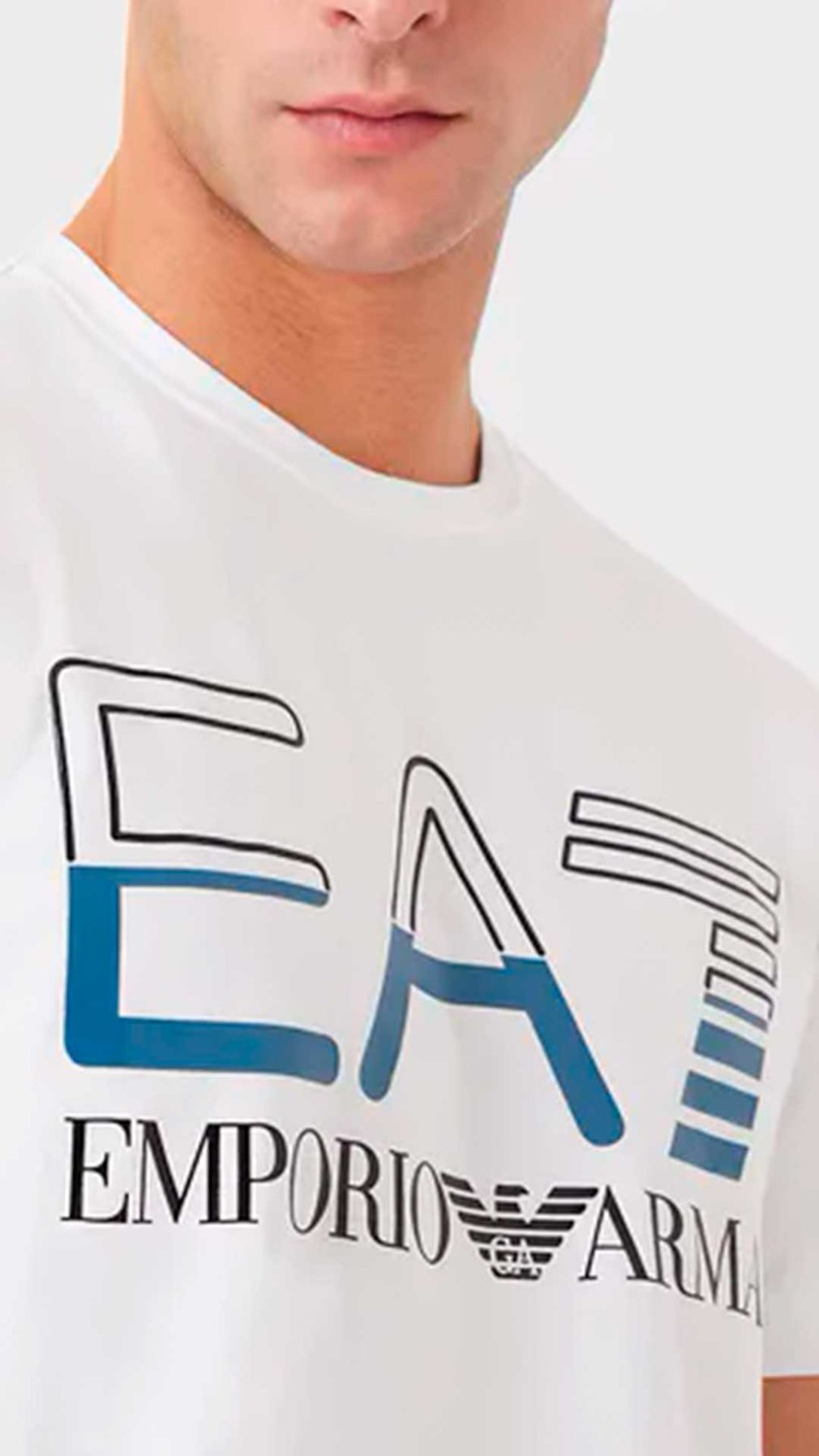 Camiseta de cuello redondo EA7 Emporio Armani