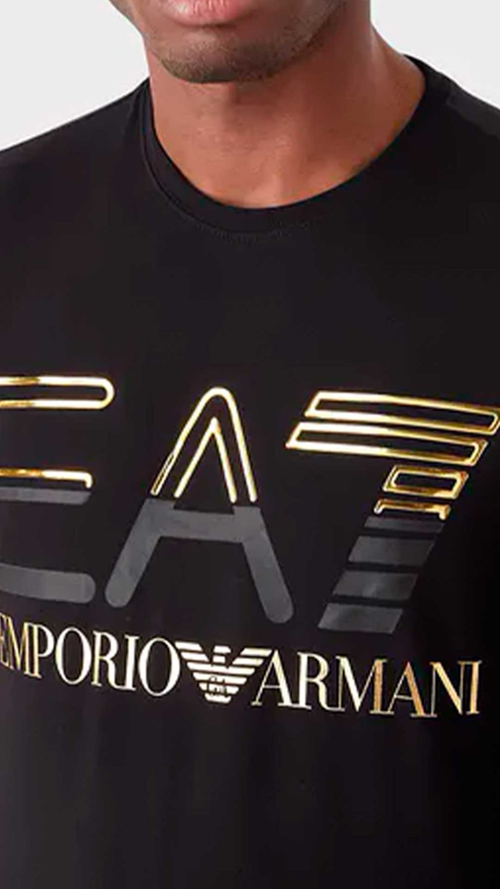 Camiseta de cuello redondo Ea7 Emporio Armani