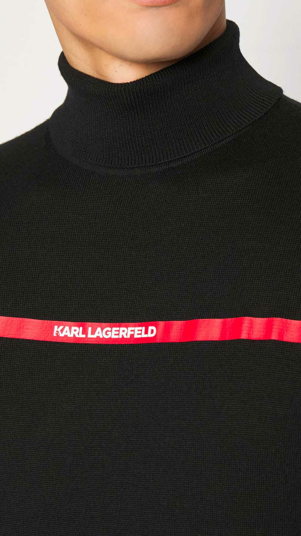 Jersey de cuello vuelto de Karl Lagerfeld