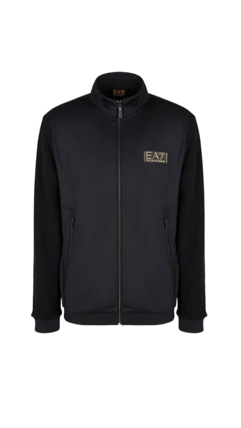 Sudadera con placa del logotipo de EA7 Emporio Armani