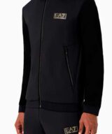 Sudadera con placa del logotipo de EA7 Emporio Armani
