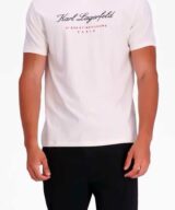 Camiseta color blanco roto de Karl Lagerfeld