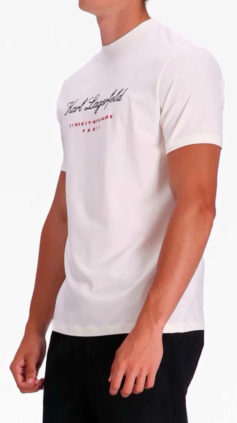 Camiseta color blanco roto de Karl Lagerfeld