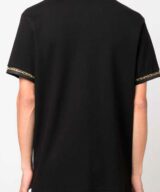 Polo con estampado de cadenas de Versace Jeans Couture