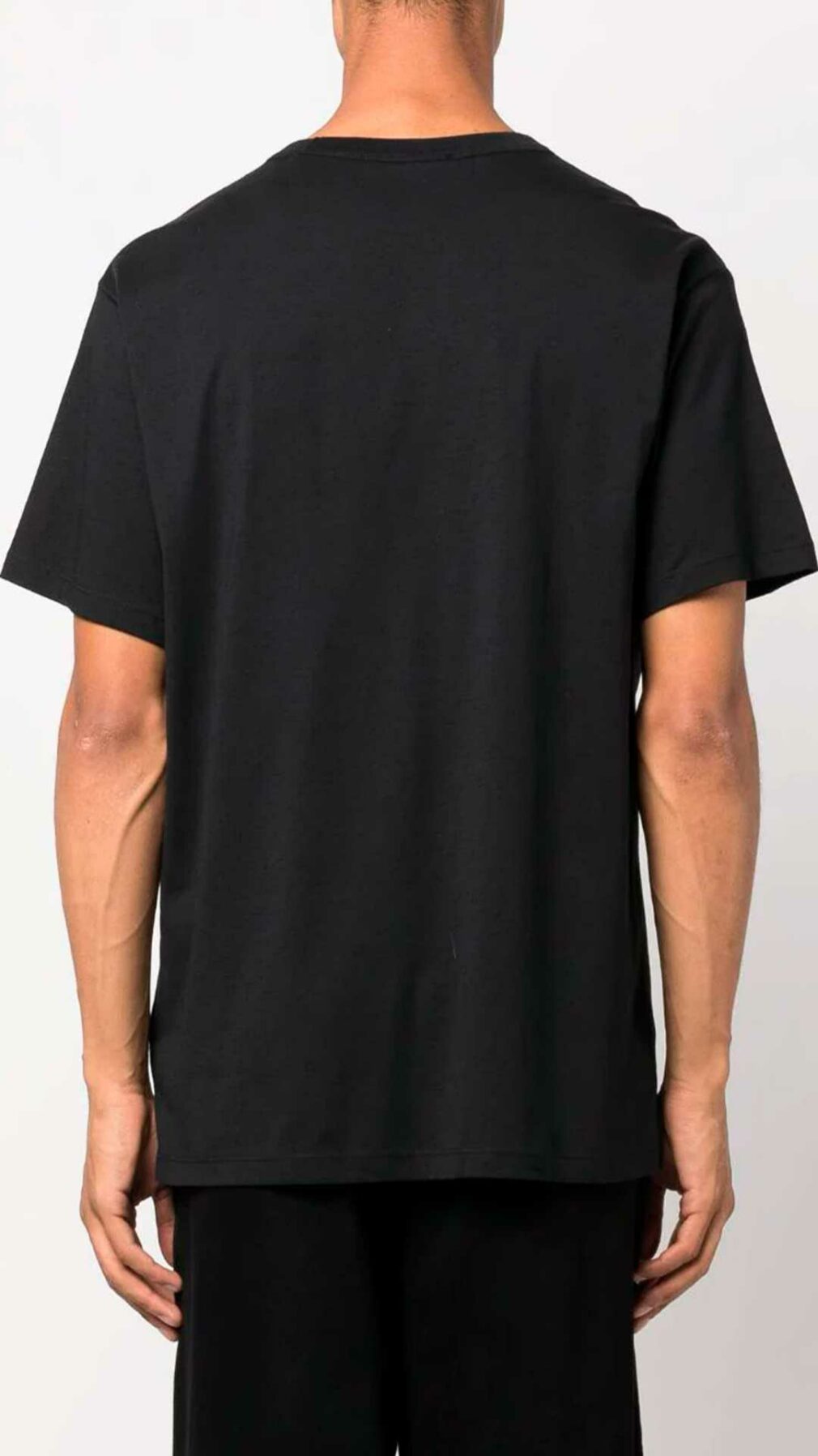 Camiseta con logo y detalles de lentejuelas de Versace Jeans Couture