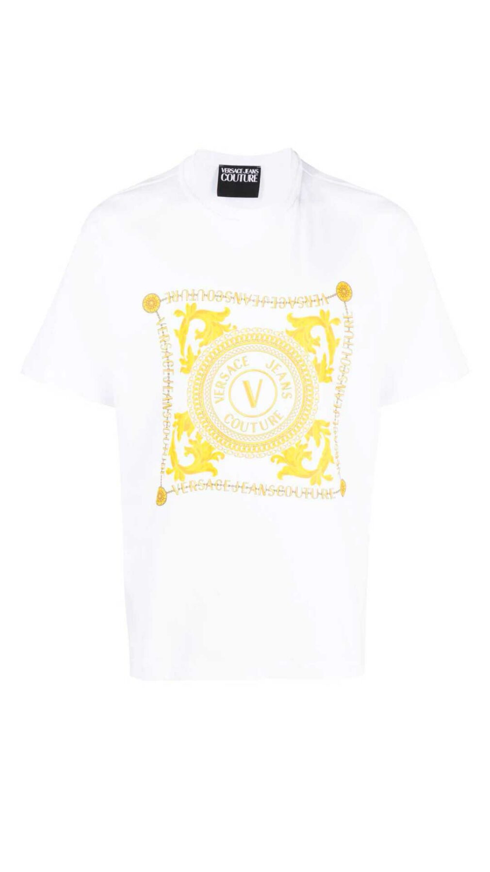 Camiseta con estampado Barroco de Versace Jeans Couture