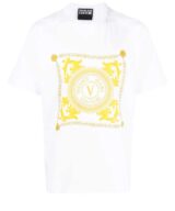 Camiseta con estampado Barroco de Versace Jeans Couture