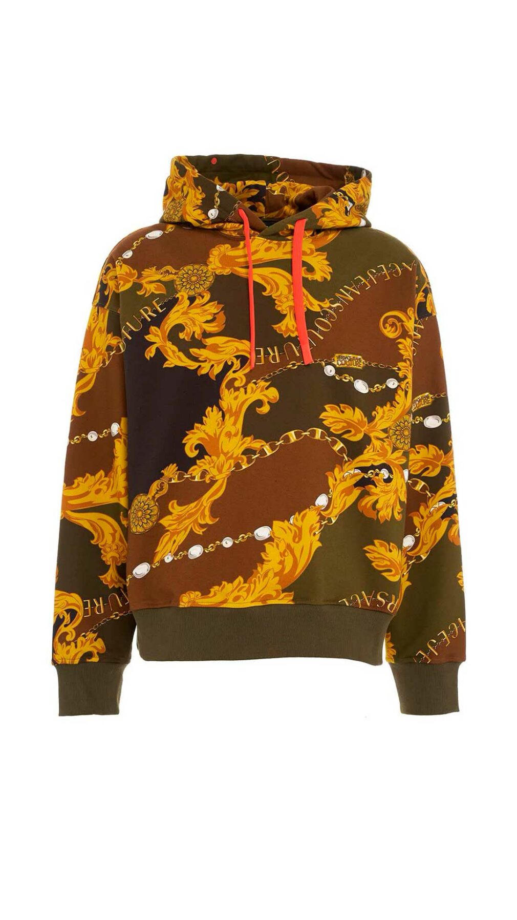 Sudadera con estampado barroco Versace Jeans Couture