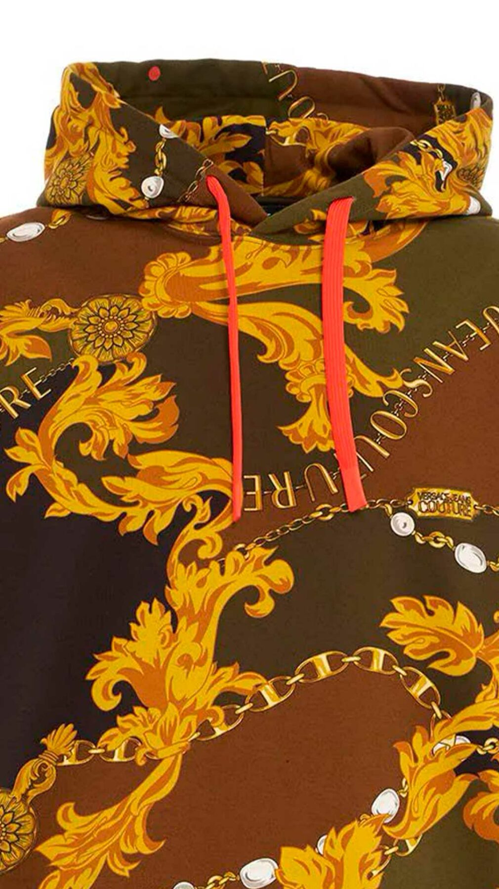 Sudadera con estampado barroco Versace Jeans Couture