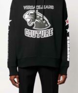 Sudadera con capucha y logo de Versace Jeans couture