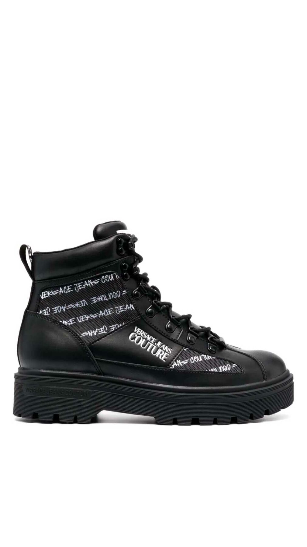 Botas con estampado gráfico de Versace Jeans Couture