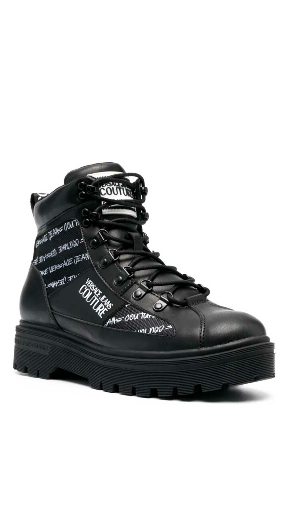 Botas con estampado gráfico de Versace Jeans Couture