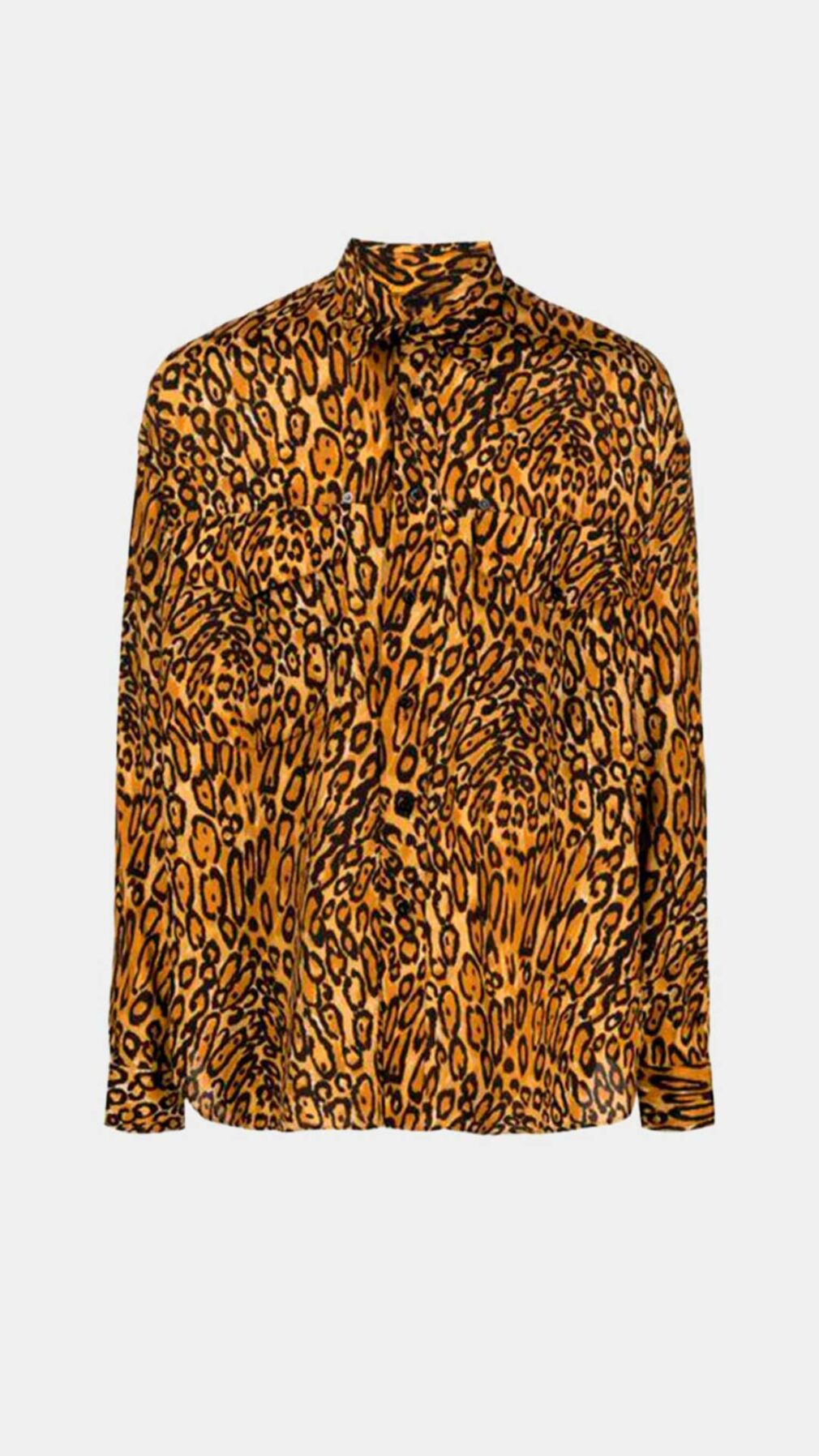 Camisa Moschino con estampado de leopardo