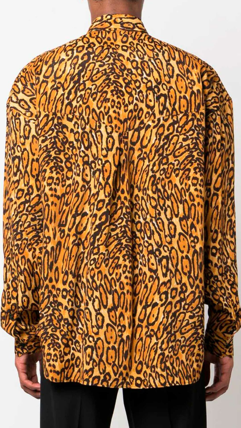 Camisa Moschino con estampado de leopardo