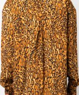 Camisa Moschino con estampado de leopardo