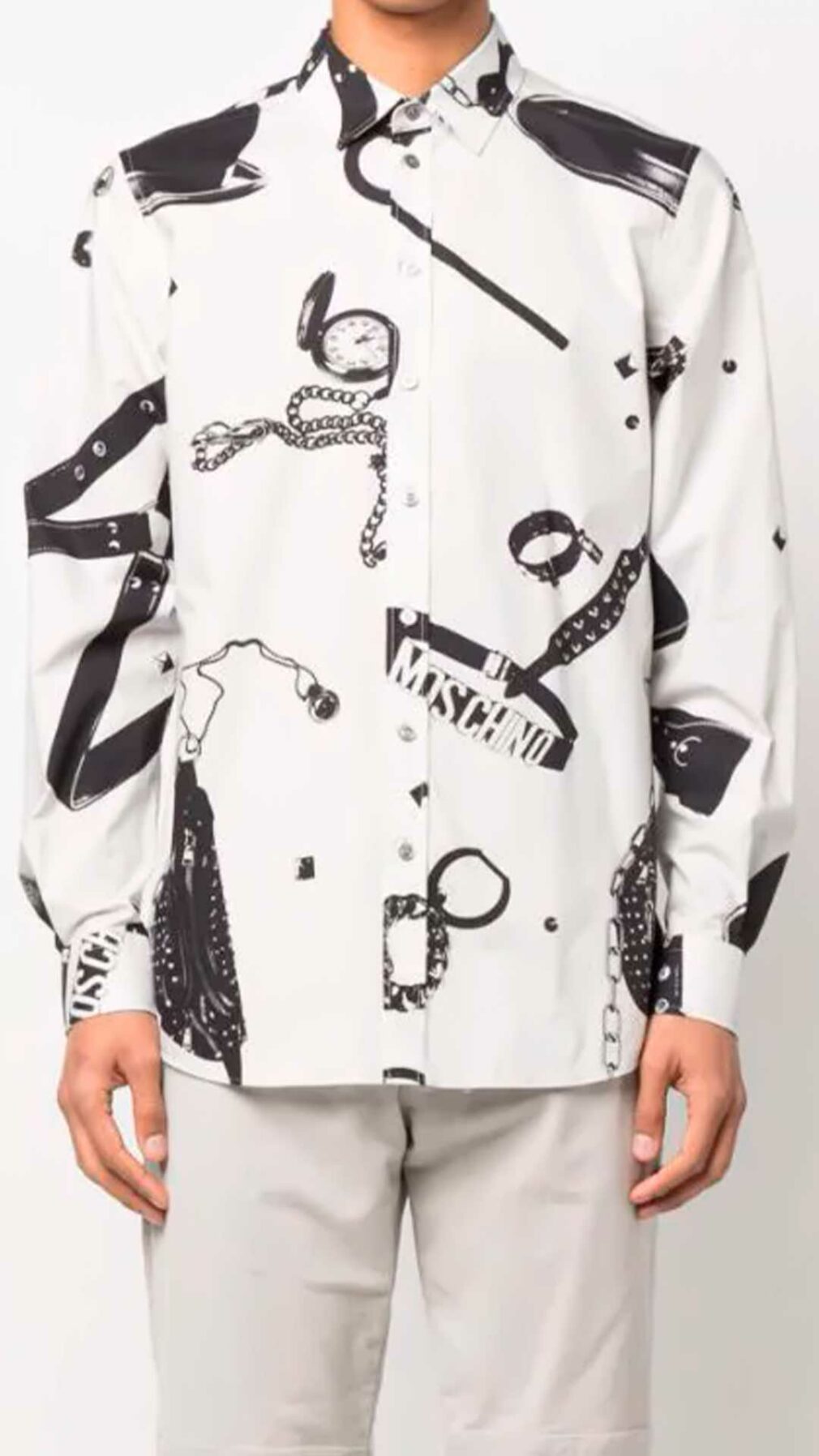 Camisa de Moschino con motivo gráfico