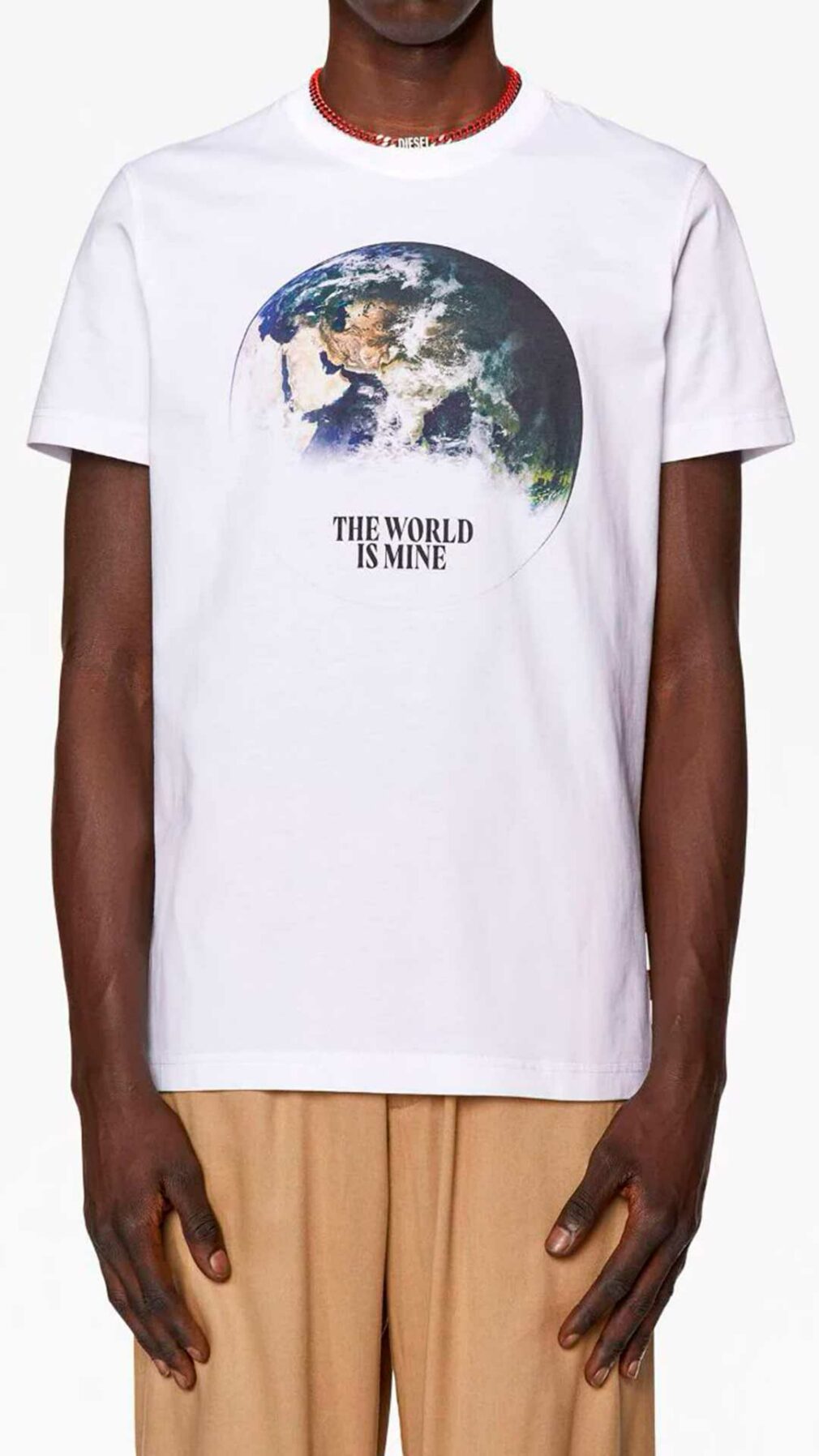 Camiseta con estampado de Diesel