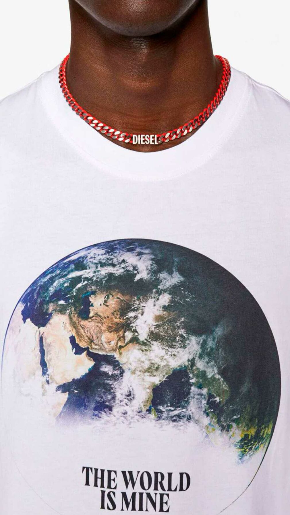 Camiseta con estampado de Diesel