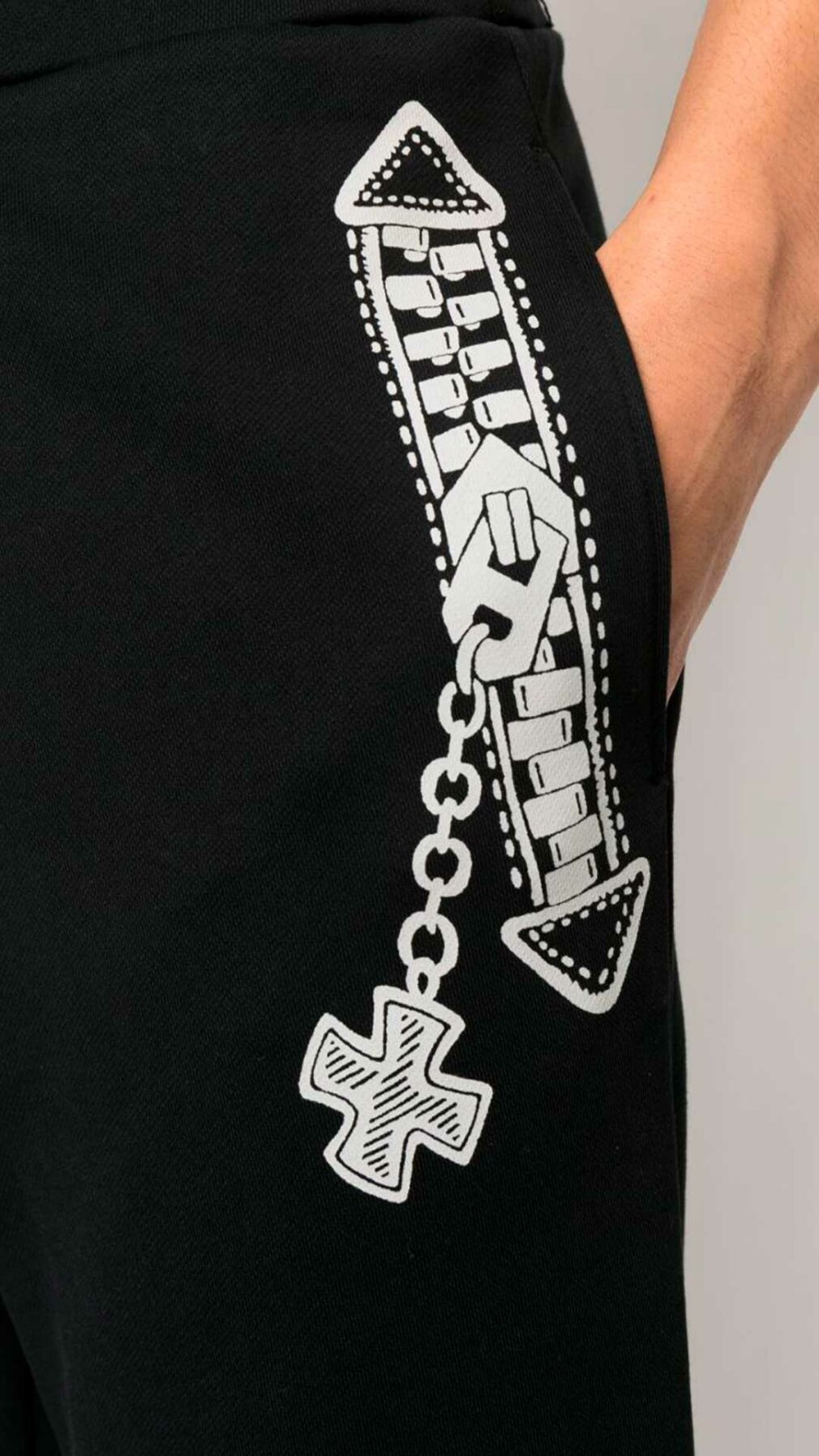 Pantalón deportivo de Moschino con motivo gráfico