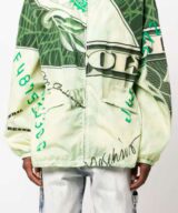 Chaqueta ligera con estampado de Moschino