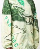 Chaqueta ligera con estampado de Moschino
